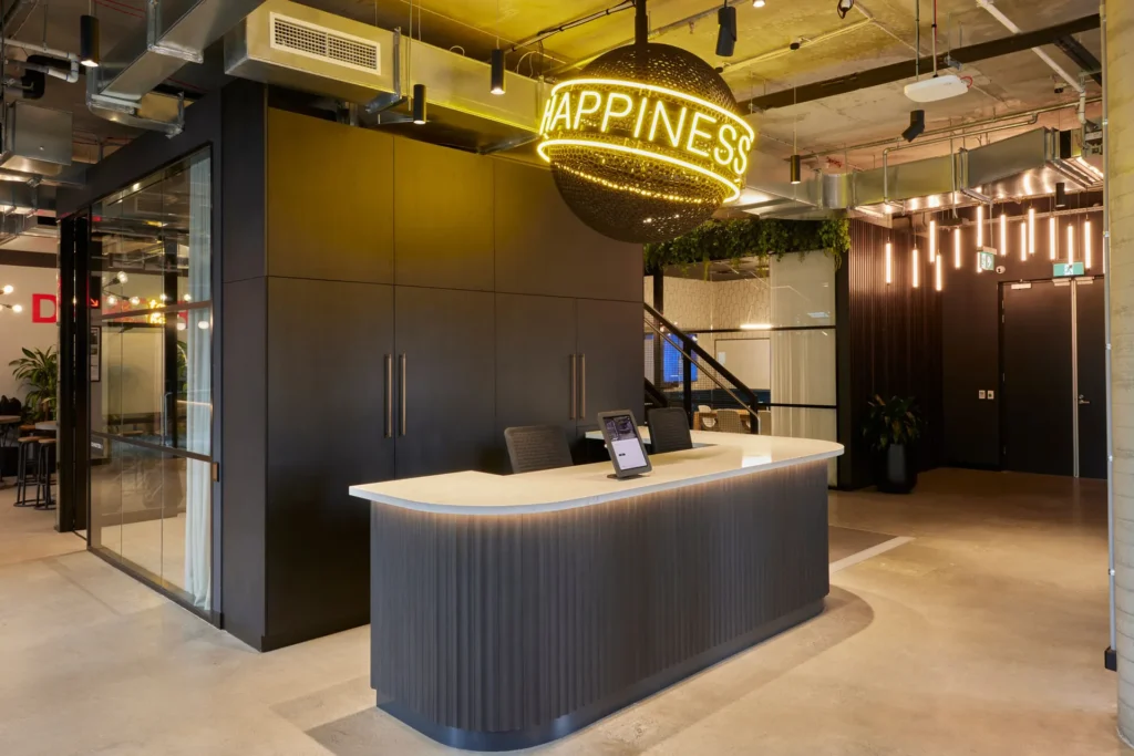 Creative Cubes Collingwood interior photography of the entrance foyer.