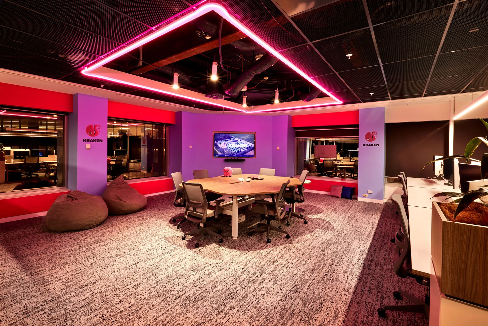 Kraken boardroom Melbourne photography interiors.